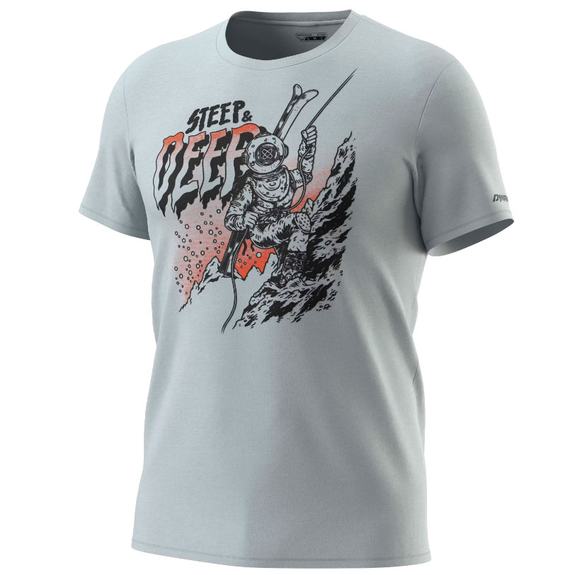 DYNAFIT Artist Series Co T-Shirt M moon/steep póló